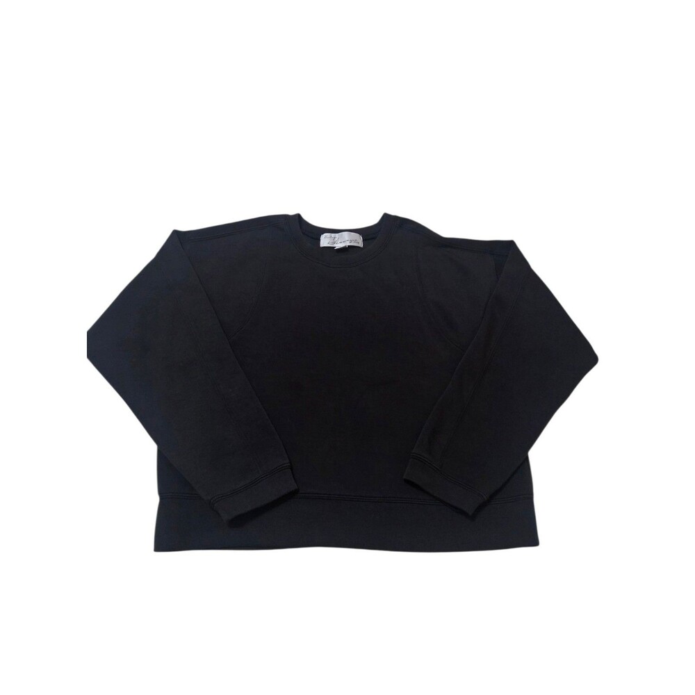 Vintage Havana Cloud Soft Modal Blend Crew Neck Sweatshirt Women's S Black C15.1